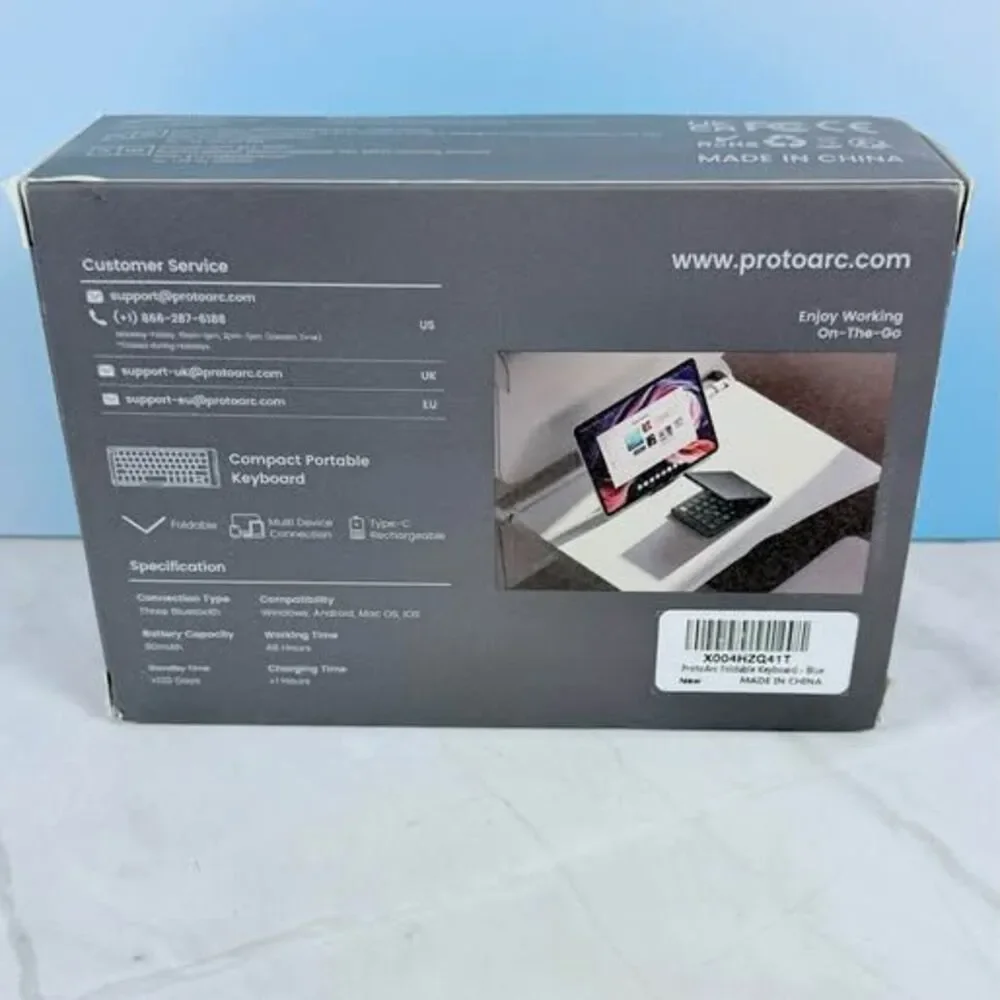 ProtoArc XK04 Foldable Bluetooth Keyboard